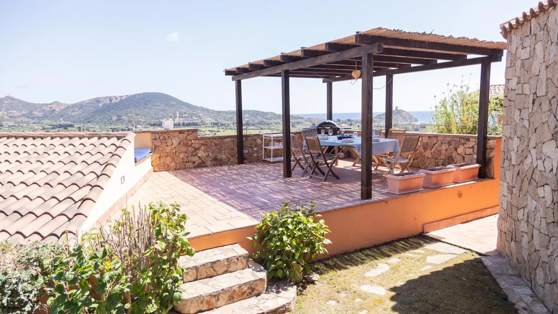 Residenza Del Barone Villa Zoe Chia - Vista Mare